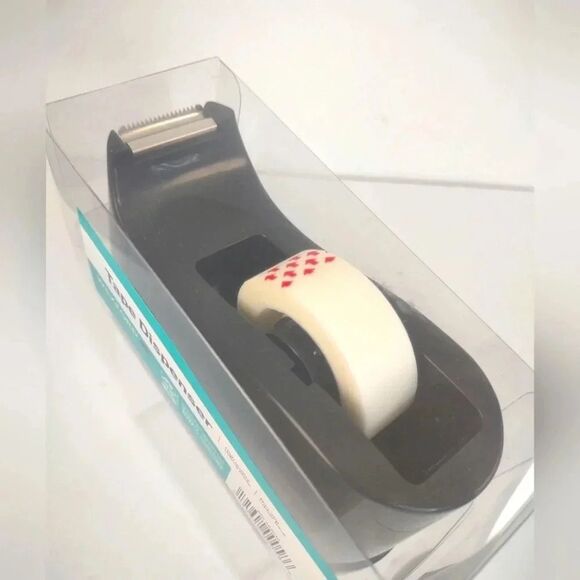 Wexford Desktop Desk Tape Dispenser Black New with Tags - Picture 2 of 12